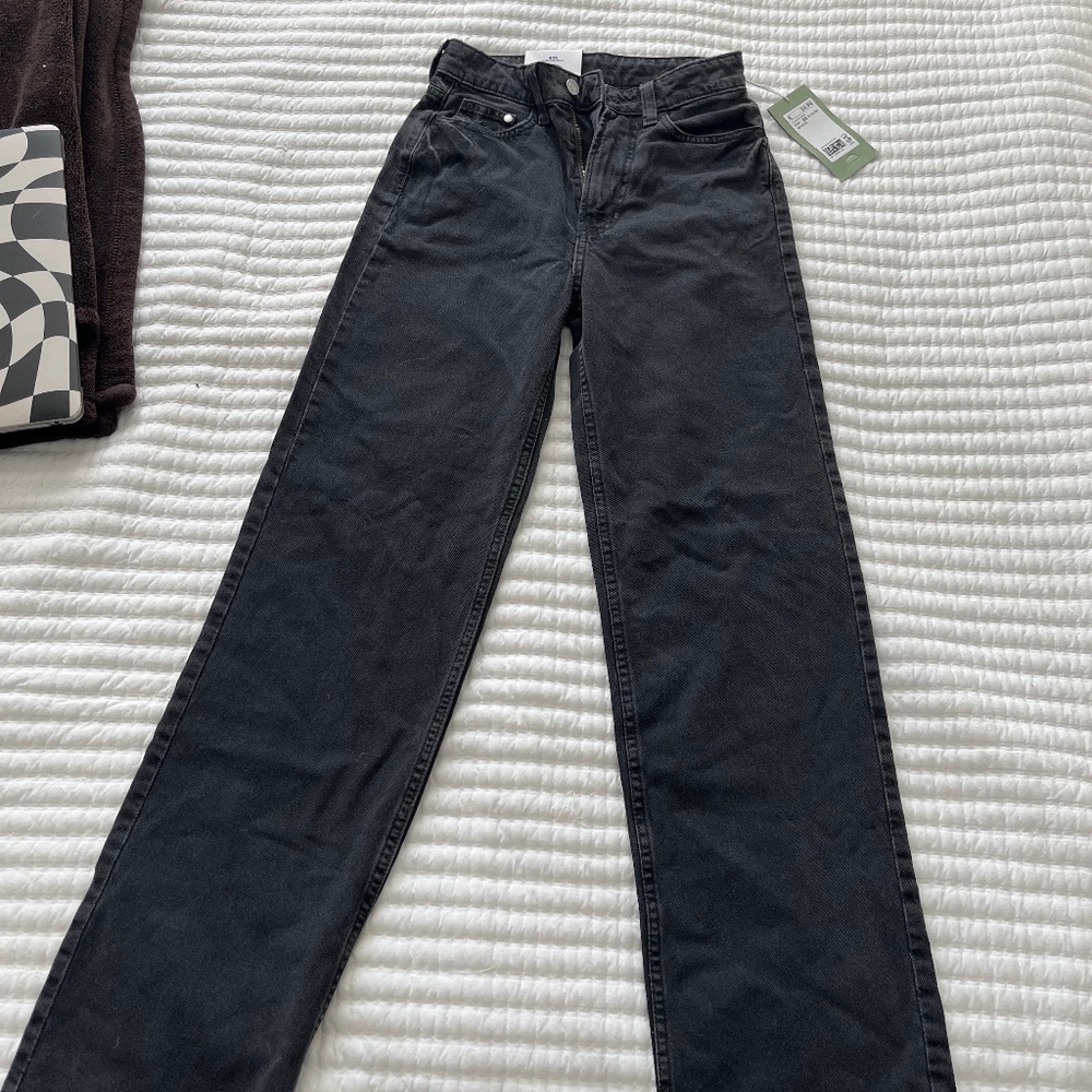 H&M black flare jeans